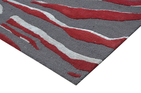 Silver Scarlet Ripples